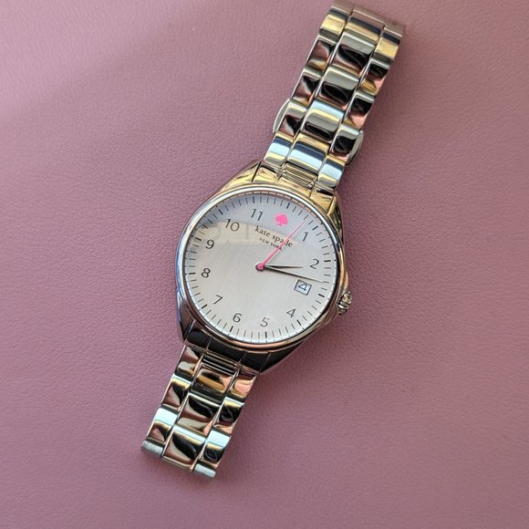 Authentic Kate Spade Grand Seaport Stainless Steel Watch - Picture 2 of 7